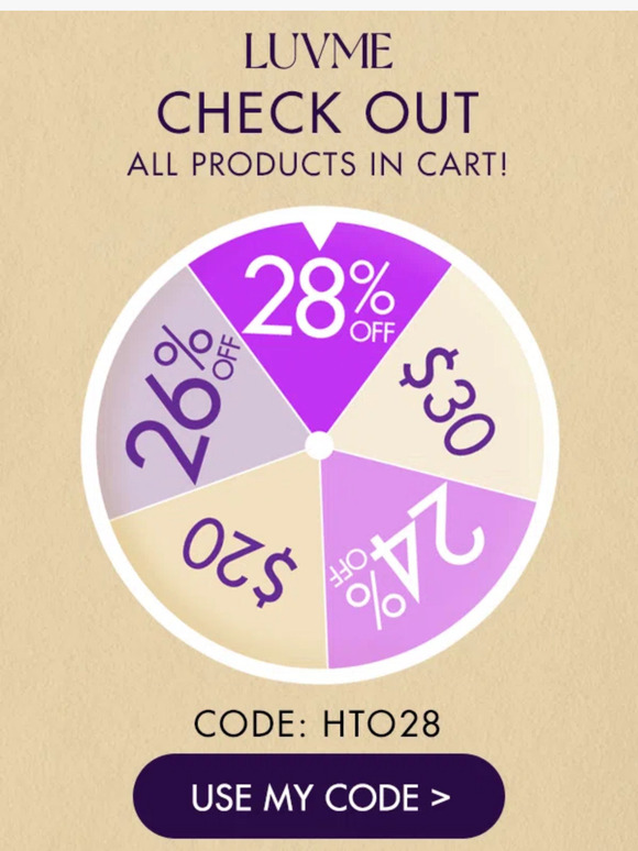 Luvme Hair Your checkout is too pricey? We've found a top deal code