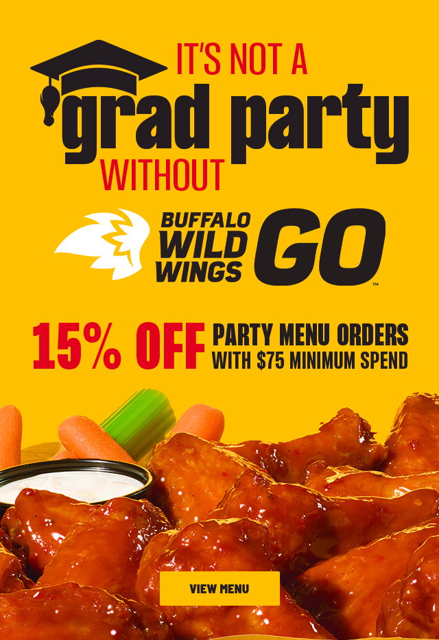 15% OFF PARTY MENU ORDERS WITH $75 MINIMUM SPEND | VIEW MENU