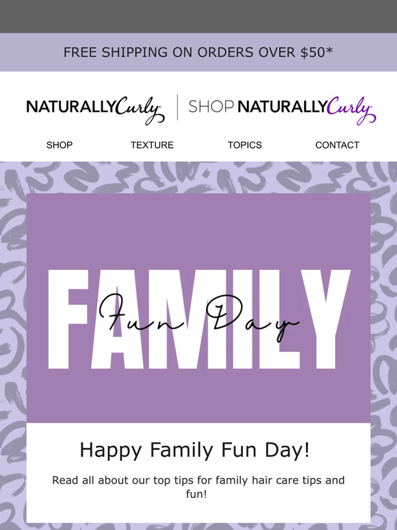 Get ready for Mother's Day celebrations with NaturallyCurly!