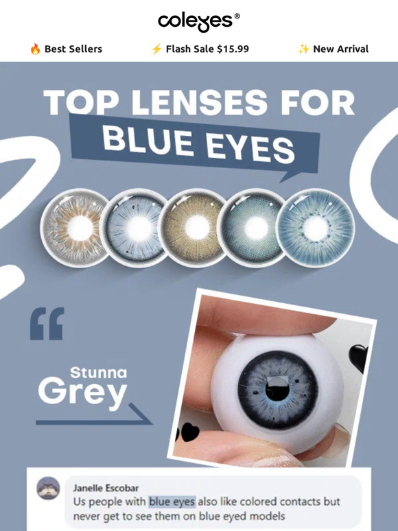 🤔 Struggling to Find Contacts for Light Eyes?