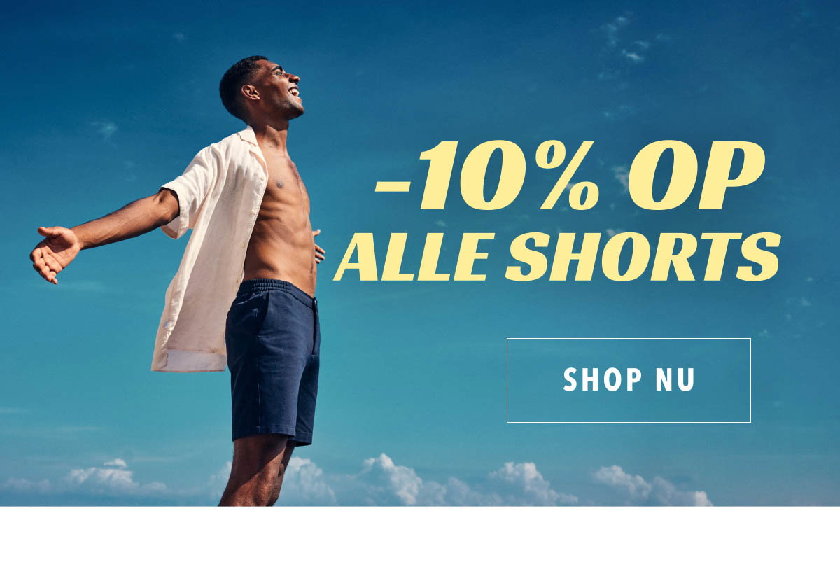 -10% OP ALLE SHORTS
