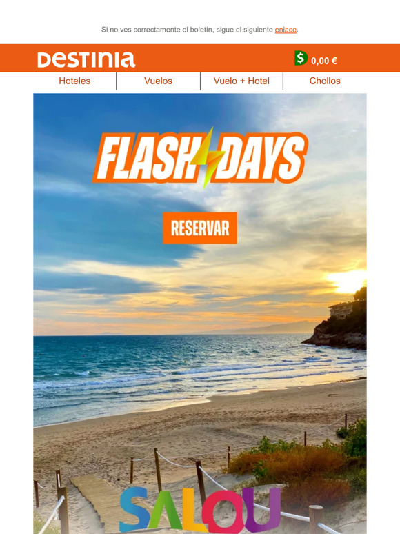 Esta semana los FLASHDAYS ⚡ te llevan a Salou