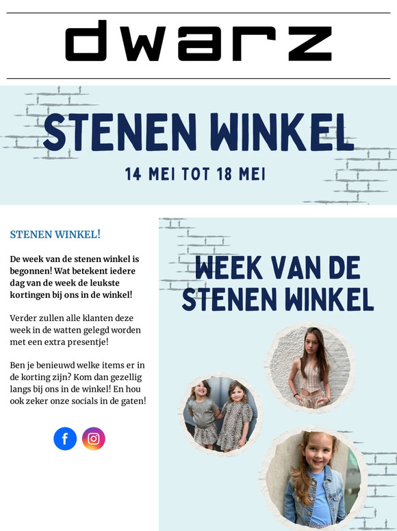 WEEK VAN DE STENEN WINKEL - ACTIES🌟