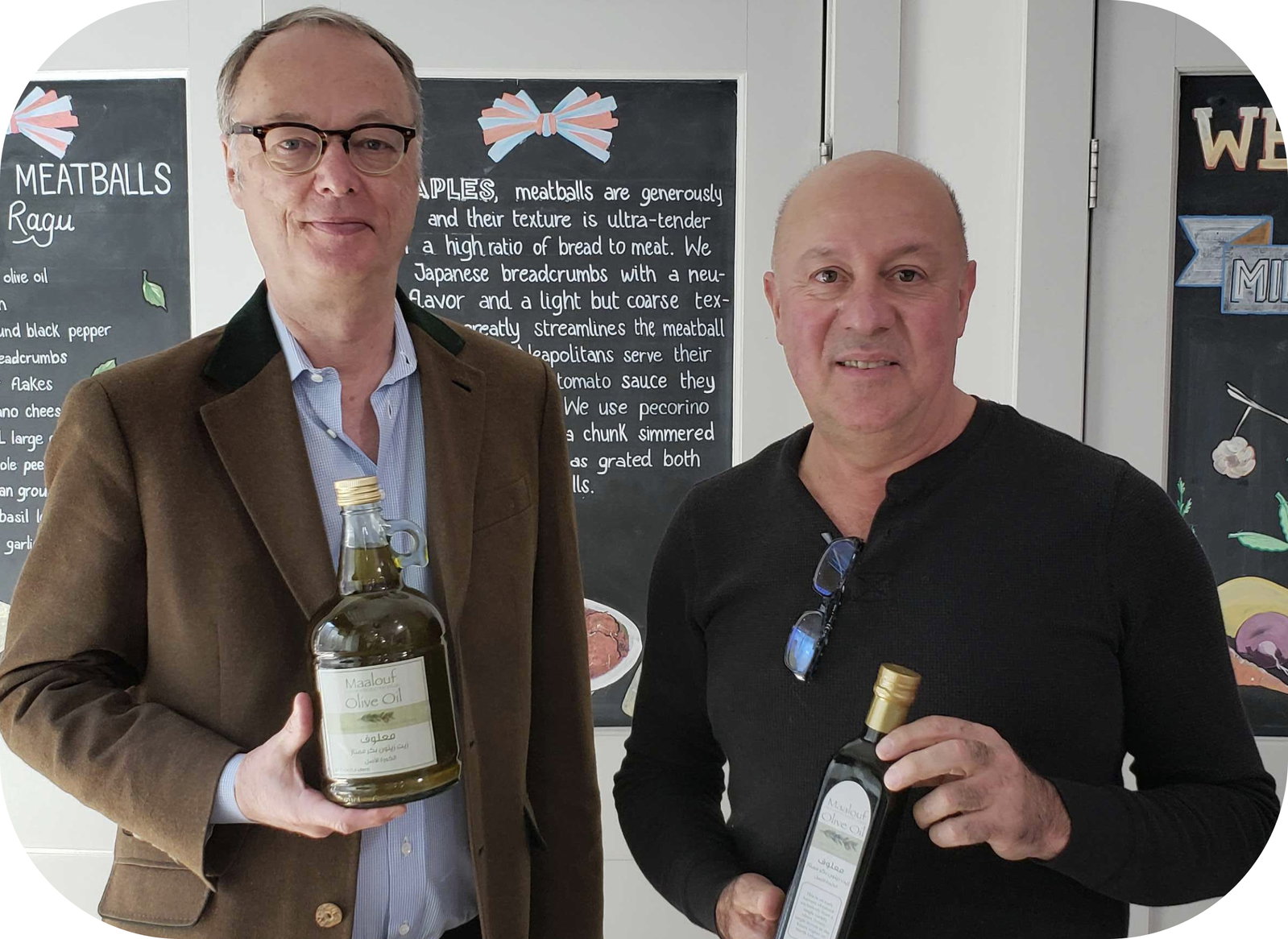 Christopher Kimball and Chafic Maalouf