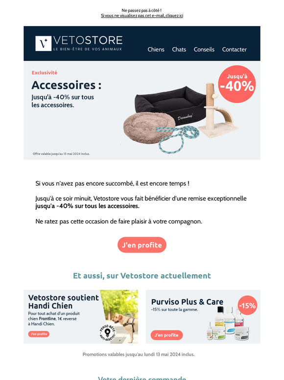 : Dernière chance, jusqu'à -40% sur les accessoires
