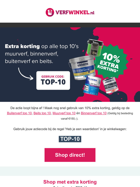 Voor Pinksteren in huis | Shop nu met extra korting!