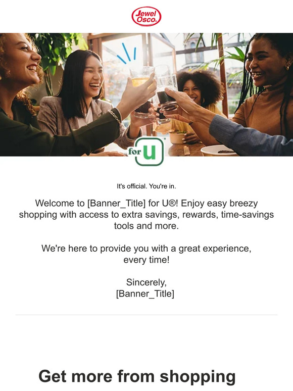 Welcome to a better way to shop 🥳