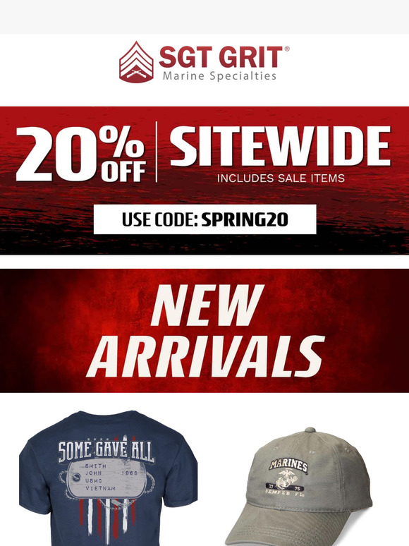 Sgt. Grit Marine Specialties Discover Our Newest Additions! Milled