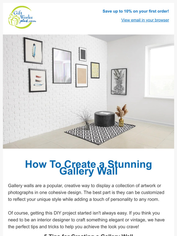 Create a Stunning Gallery Wall with Our Custom Frames: Expert Tips Inside!