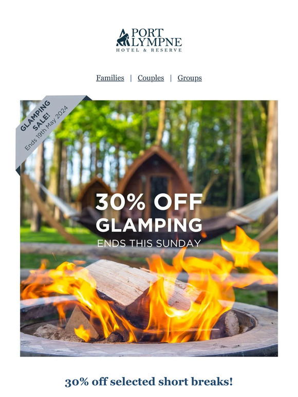 Supporter, spring staycation sale ends soon... ☀️🏕️🦁
