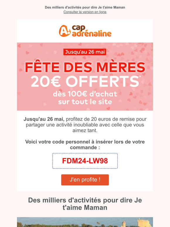 20e pour gâter Maman