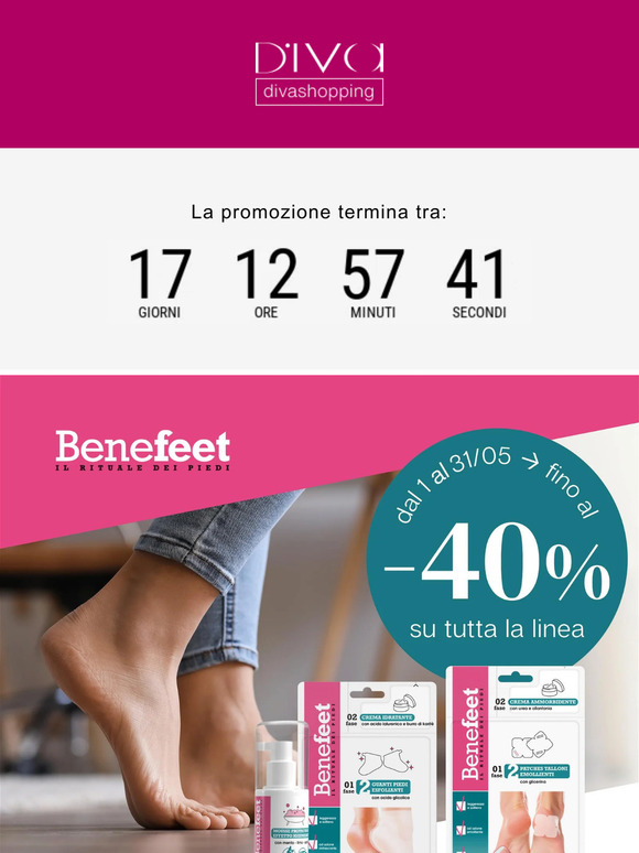 Sconto 40% su Benefeet!
