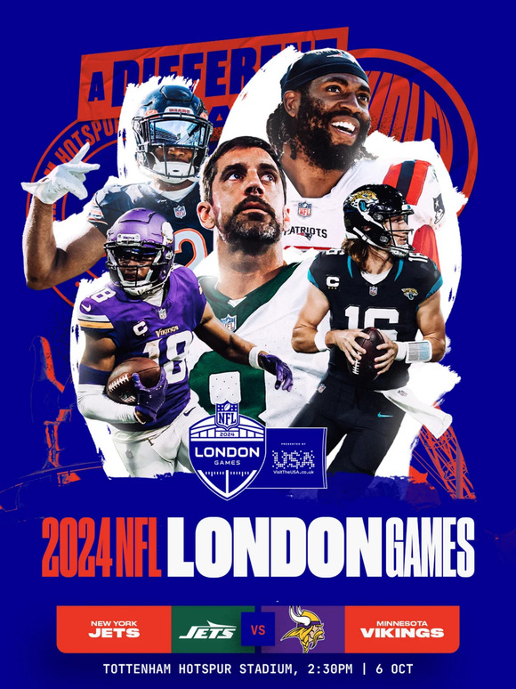 NFL Europe Shop 2024 NFL London Games Lineup Confirmed Milled