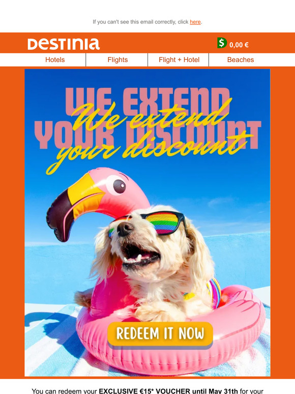 We extend your discount 🥳