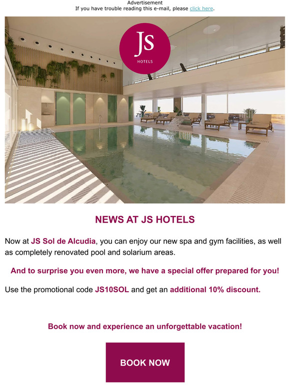 Discover the latest updates at Hotel JS Sol de Alcudia!