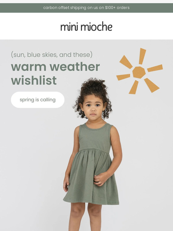 Their warm weather wishlist 👋