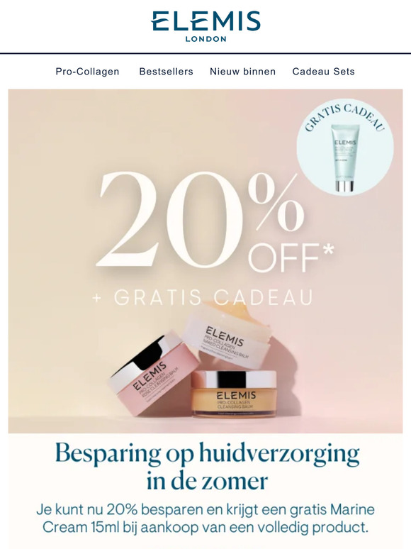Aanbieding: 20% korting ⏰