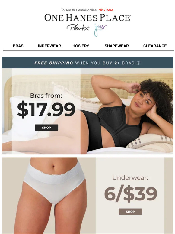 Hanes Email Newsletters Shop Sales, Discounts, and Coupon Codes