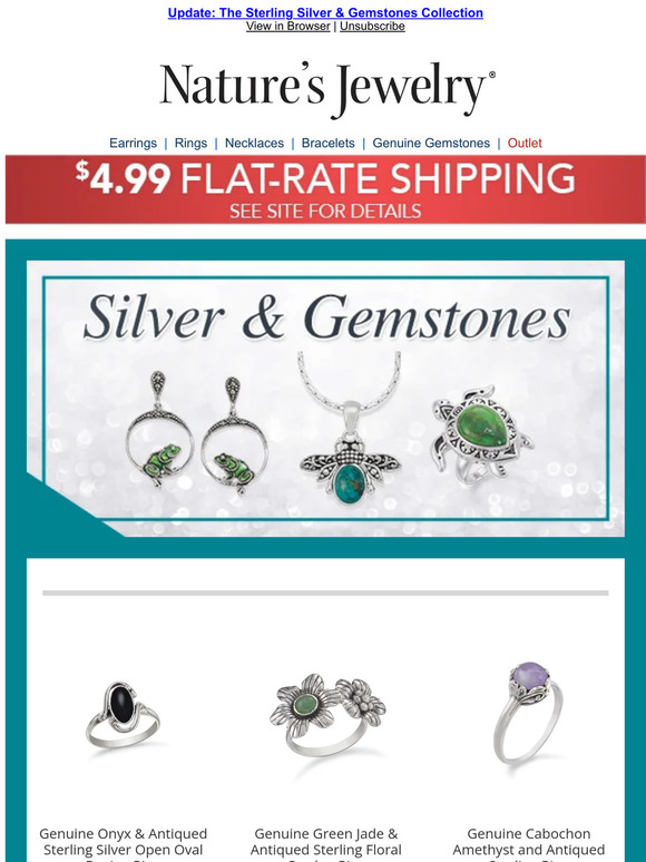 Nature's Jewelry Classic Style…You'll LOVE Our Sterling & Gemstones