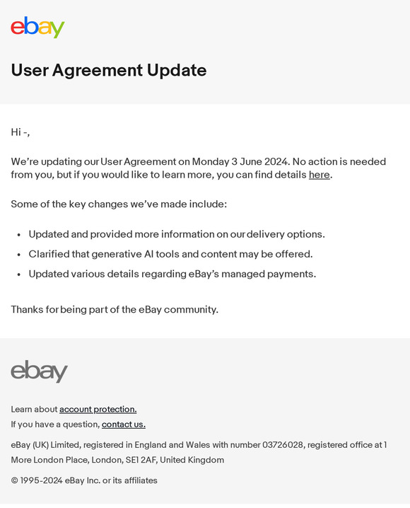 We’re updating our User Agreement