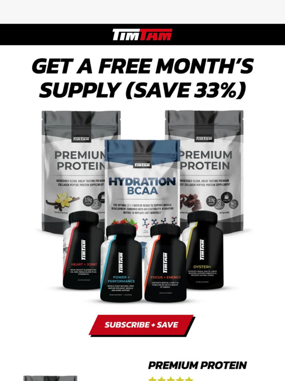 Fuel Your Journey: Subscribe & Save on Nutrition Supplements! Buy 2 Months, Get 1 Free (33% Off)