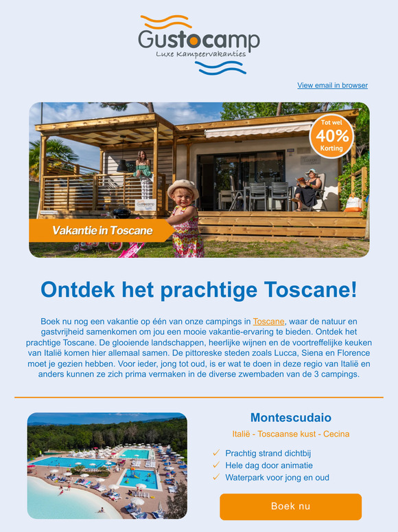 Boek nu en geniet deze zomer van Toscane!