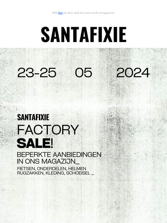 🏷️ FACTOY SALE in ons magazijn!