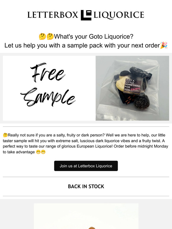😃What's your Go to Liquorice?💕💕
