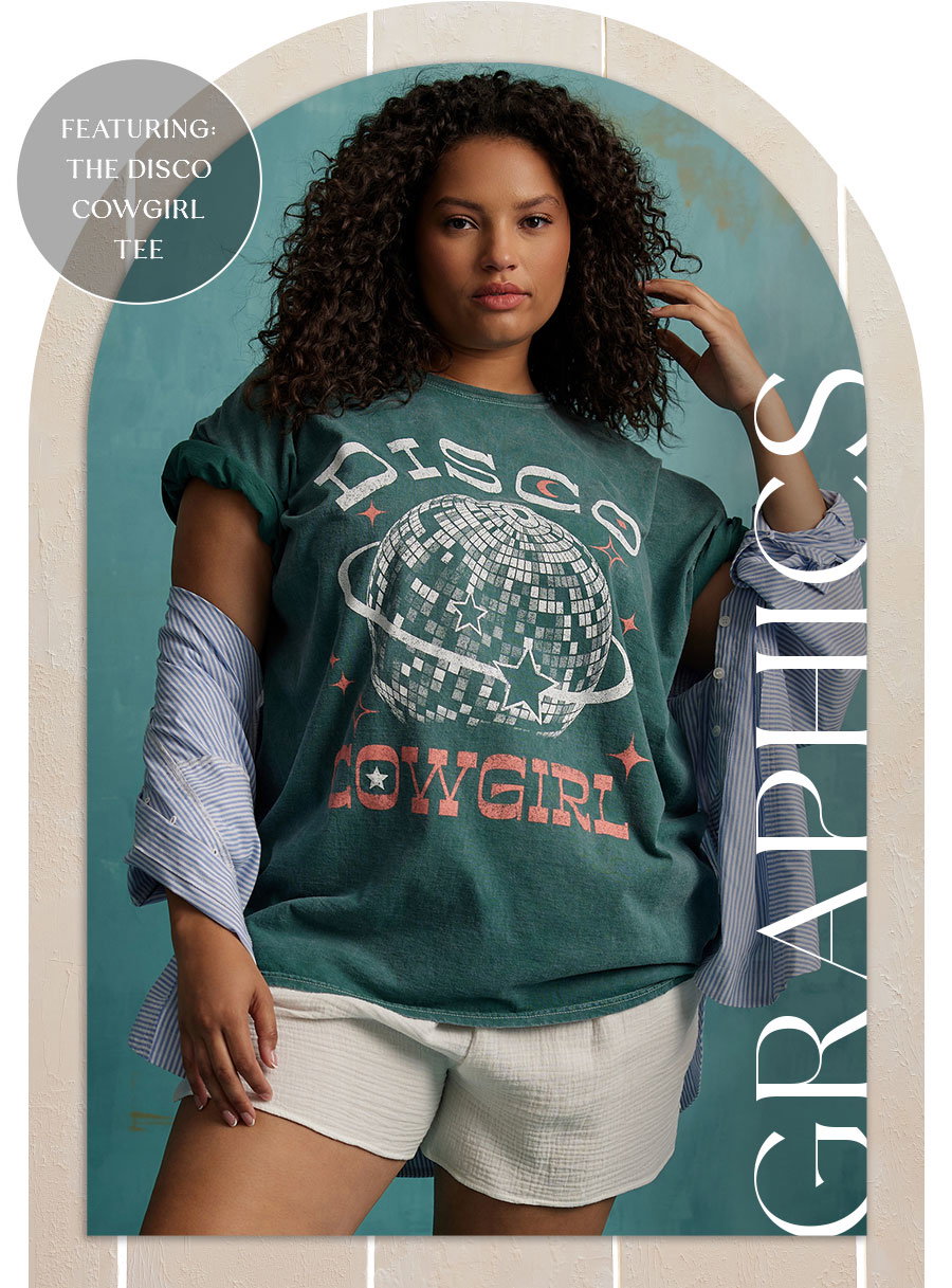 shop the Disco Cowgirl Tee