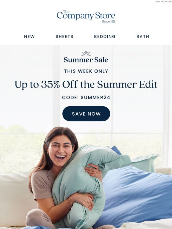 The Company Store: 🤩 Iconic Best Sellers Now Up to 35% Off | Milled