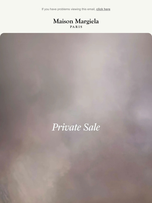 Maison Martin Margiela Email Newsletters Shop Sales, Discounts, and