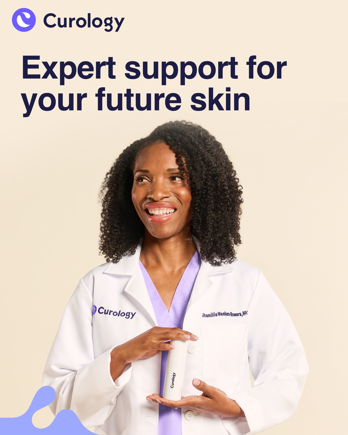 Image of woman holding Custom Formula