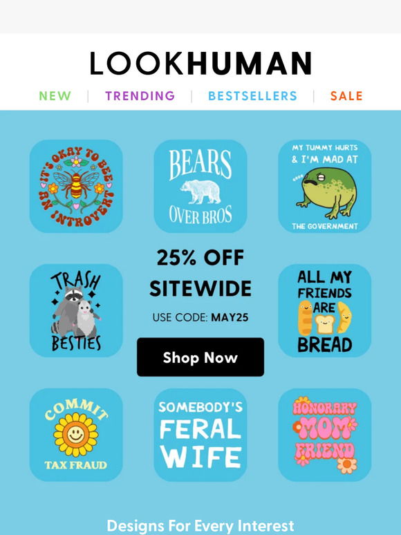 25% off with this code 👀