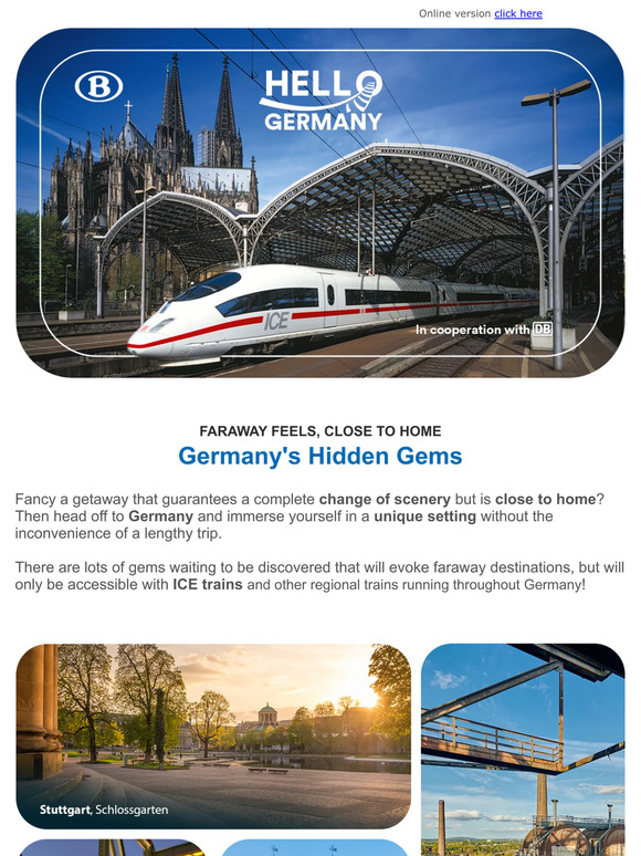 Explore Germany's Best-Kept Secrets by train
