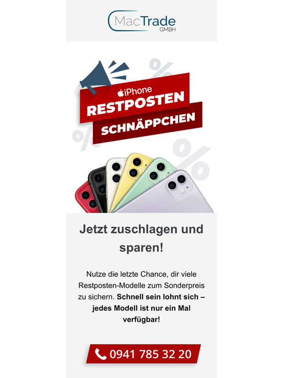 iPhone Restposten Schnäppchen 📢📱