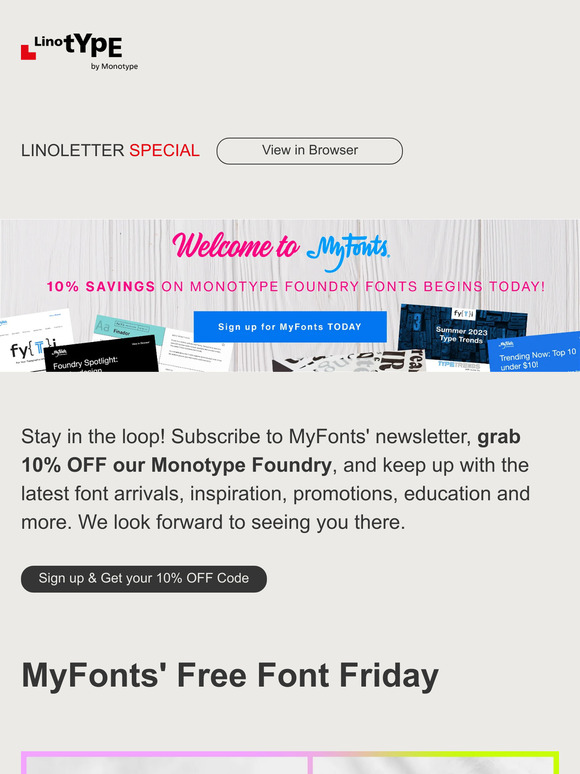 FREE Fonts Inside