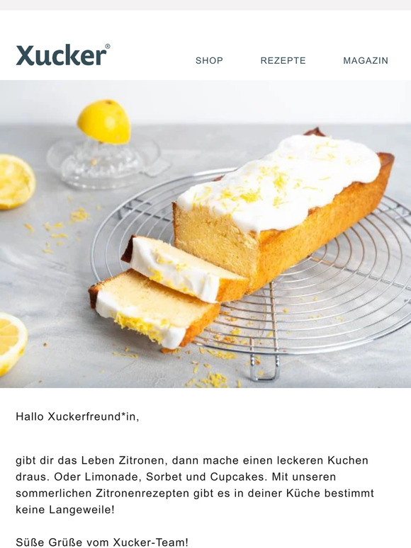 Sommerliche Zitronenrezepte 🍋
