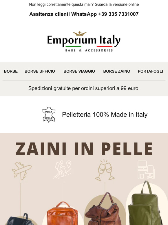 Zaini per le tue giornate all'aperto🎒☀️