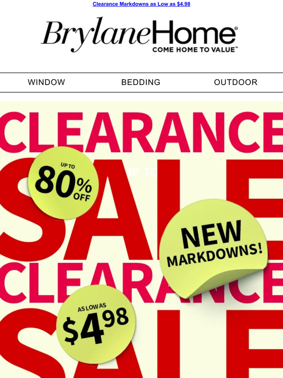 Brylane Home: Clearance from $4.98 | Milled