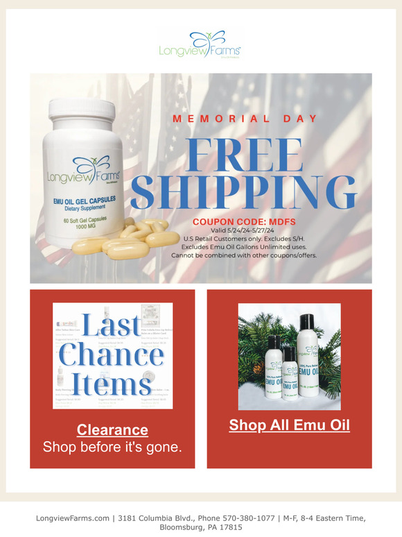 Free Shipping!