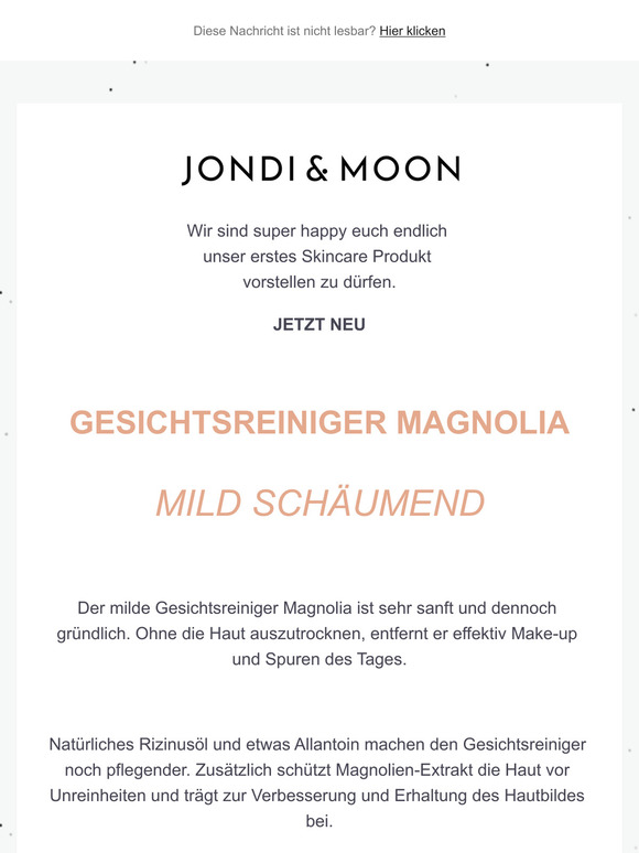 JONDI&MOON Gesichtsreiniger Magnolia
