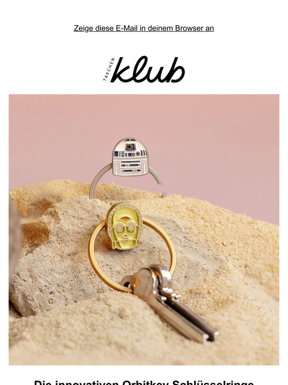 Möge die Macht mit Dir sein! 🔑 Schlüsselringe von Orbitkey im STAR WARS™-Look neu im Taschenklub!