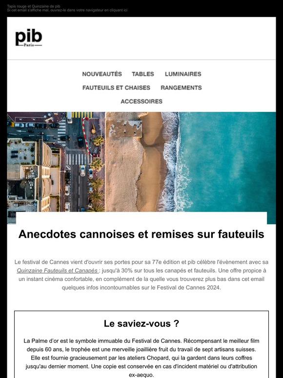 Déroulez le tapis rouge