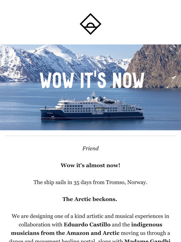 Last call — Pilgrimage to the Arctic...❄️🌎