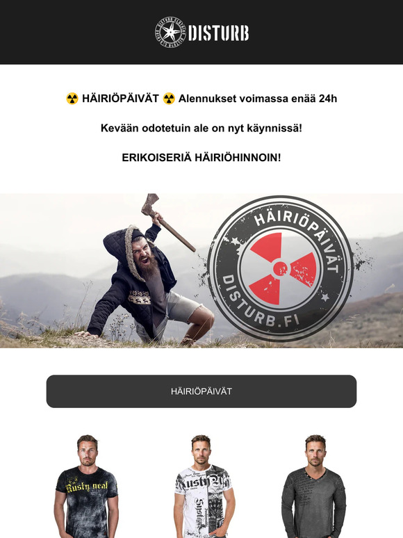 ☢️ HÄIRIÖPÄIVÄT - Viimeiset tunnit käynnissä!