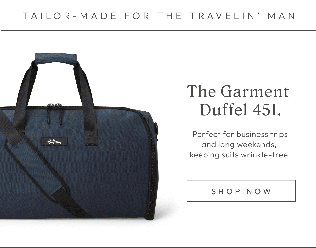 The Garment Duffel 45L