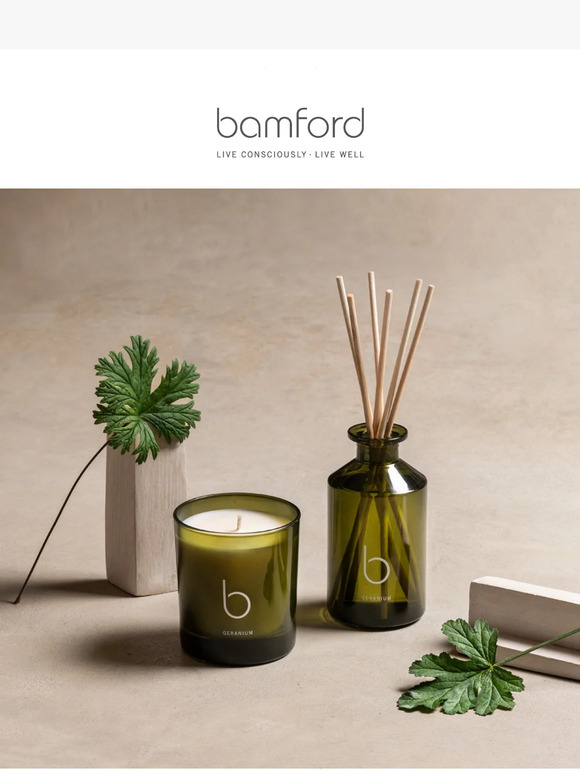 Discover our Geranium Home Fragrances 🌿