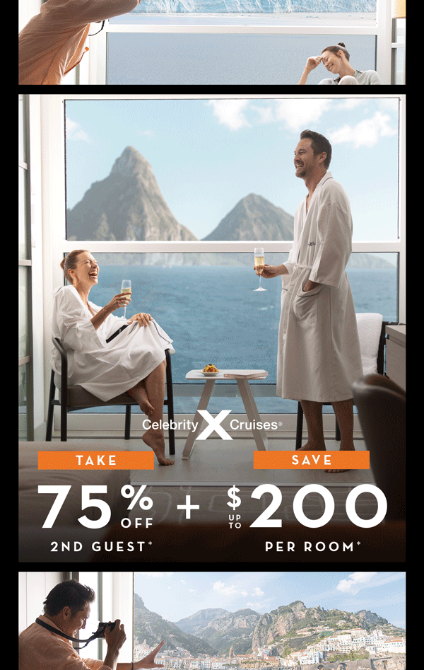 Celebrity Cruises —, pack your bags. Your Vacation awaits Milled