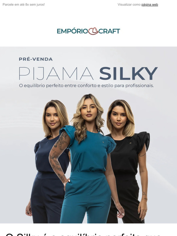 [pré-venda] Lançamento Pijama Silky