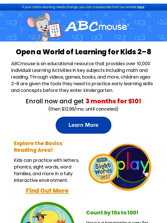 ABCmouse.com: Help Advance in Math & Reading with ABCmouse! | Milled